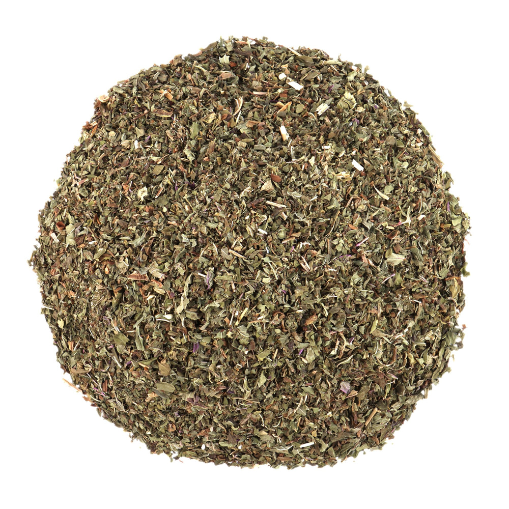 Halo Naturals peppermint leaf resealable pouch for fresh storage and reuse