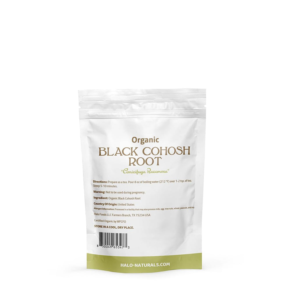 Halo Naturals resealable pouch keeps herbs fresh and easy to store.