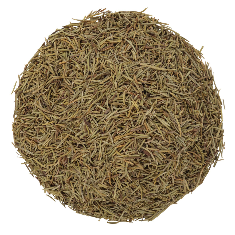 Halo Naturals rosemary leaf whole packaging with resealable pouch for freshness.