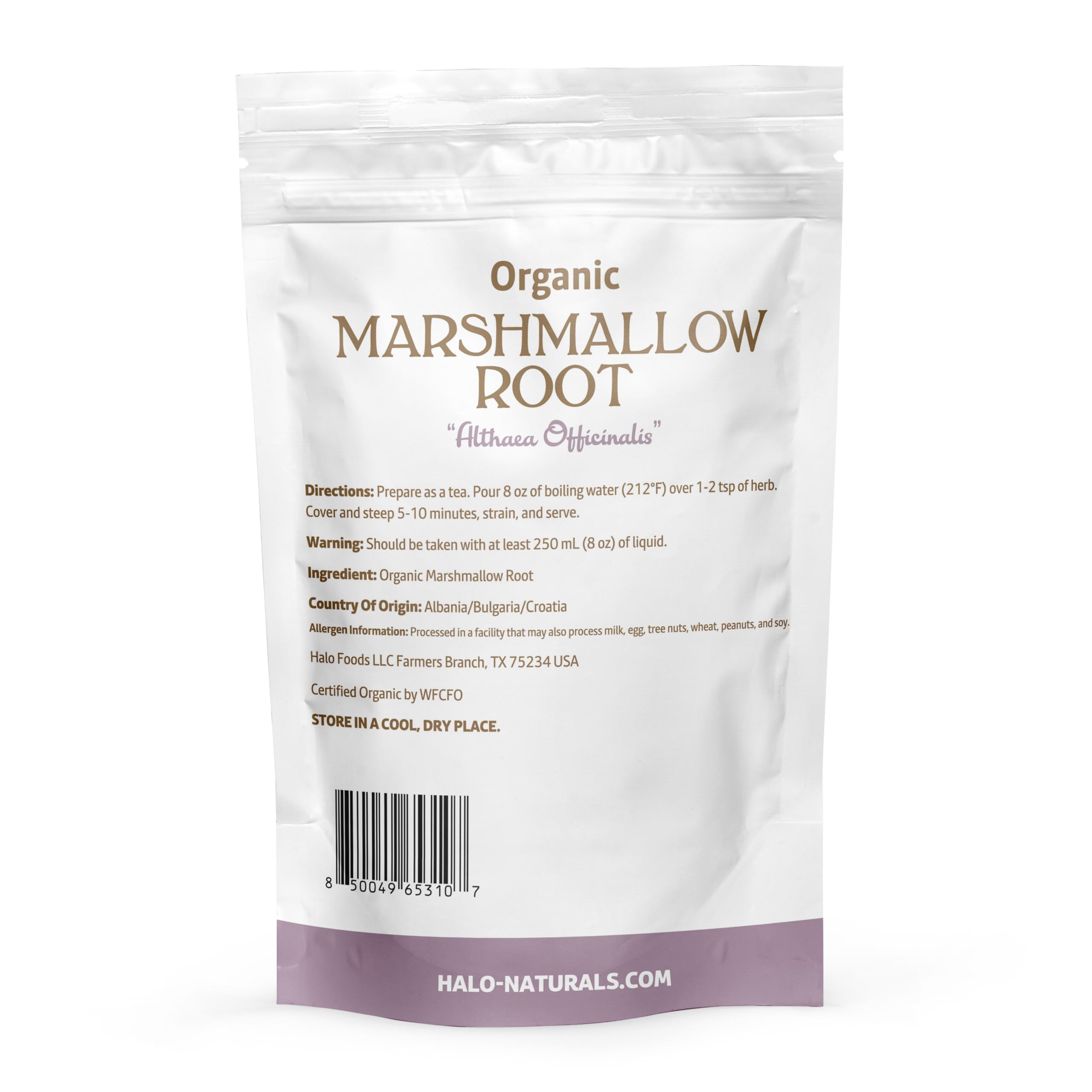 Halo Naturals USDA Organic logo signals certified quality for clean ingredients.