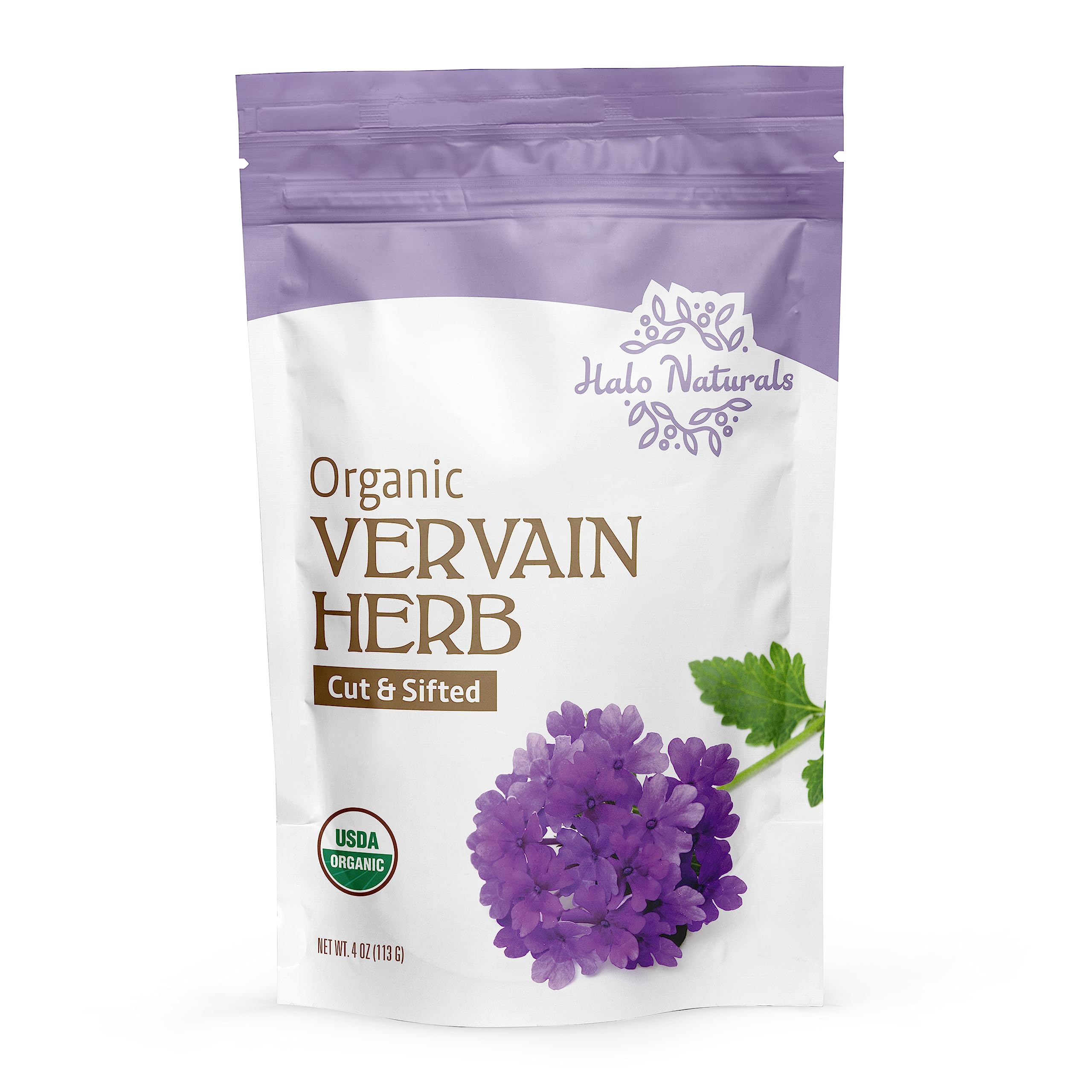 Halo Naturals vervain origin Albania Croatia Bulgaria highlighting authentic sourcing.