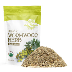 Halo Naturals wormwood tea packaging preserves freshness for convenient brewing