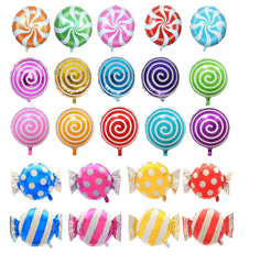 Halovin 21-pack 18-inch sweet candy balloons for candy-themed celebrations.