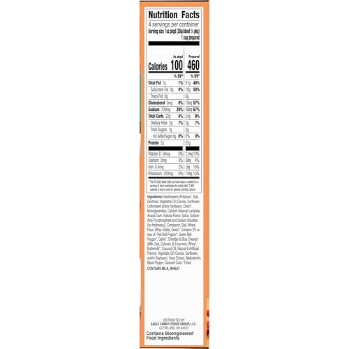 Hamburger Helper Breakfast Hashbrowns pack opening showing easy prep.