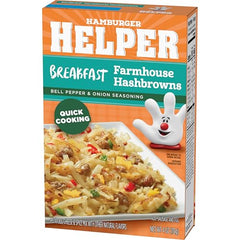 Hamburger Helper Breakfast Hashbrowns real potatoes highlight hearty texture.
