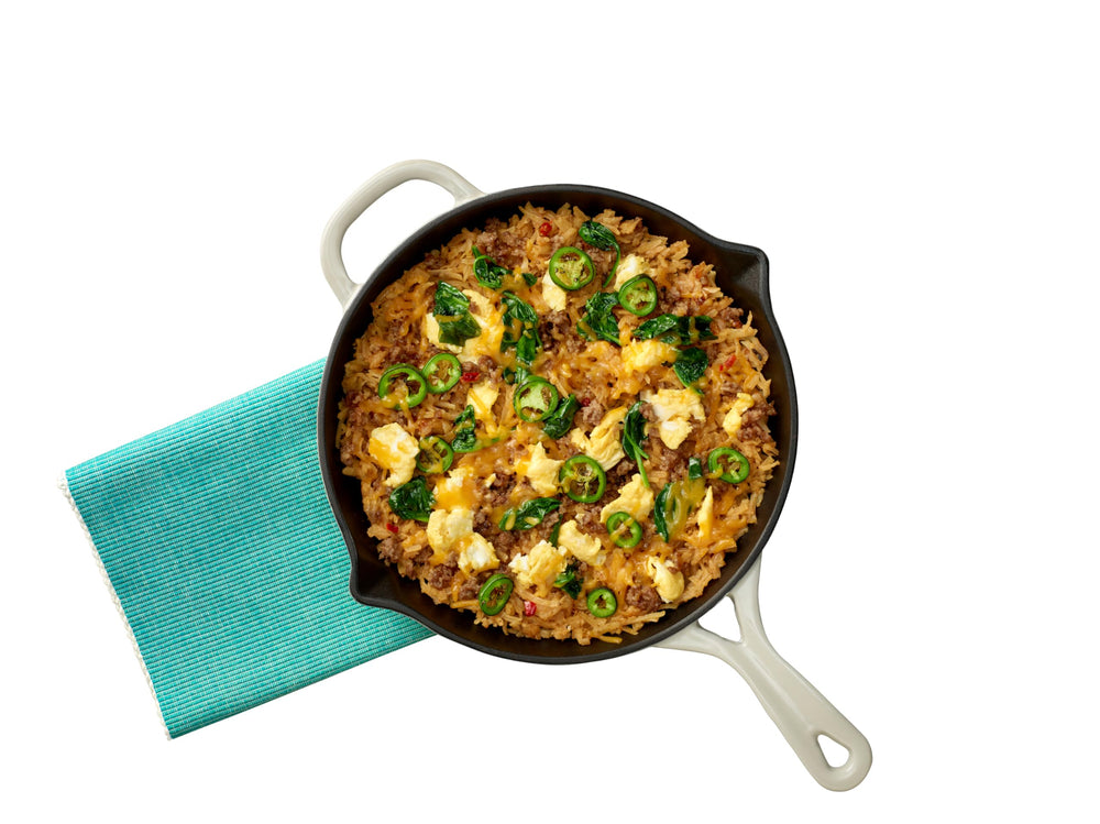Hamburger Helper BREAKFAST Southwest Hashbrowns Southwest spice blend enhances flavor