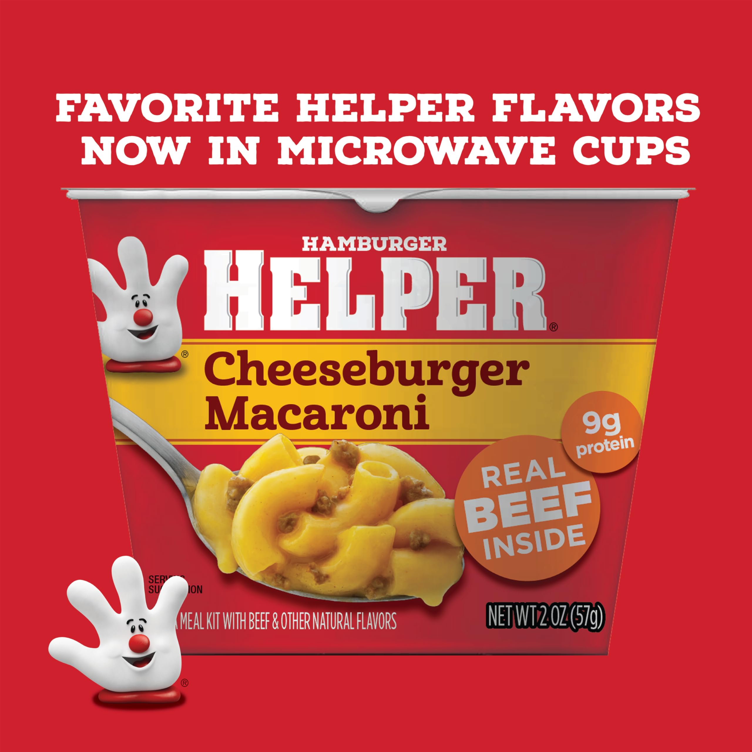 Hamburger Helper Cheeseburger Macaroni packed for on-the-go families.
