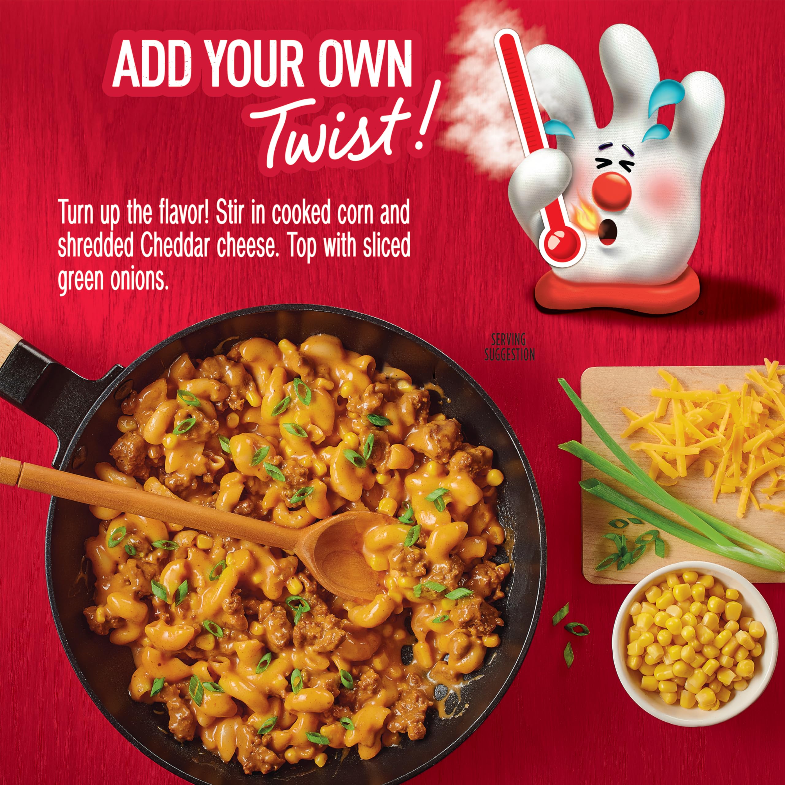 Hamburger Helper family-friendly midweek meal option for quick dinners.