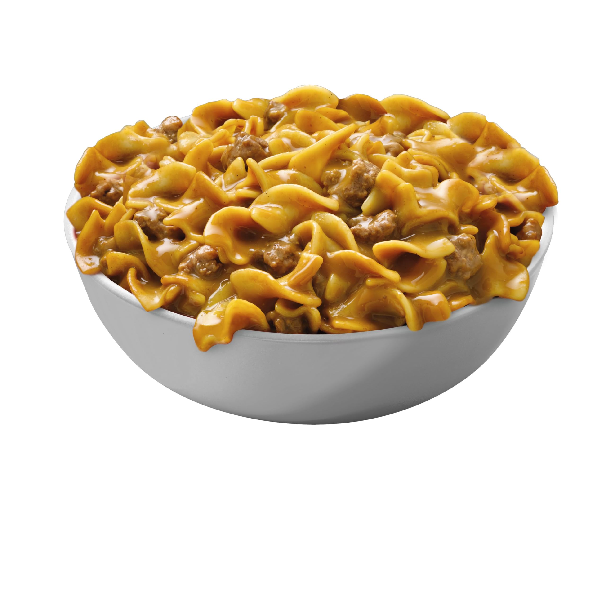 Hamburger Helper Beef Pasta with mixed vegetables added for color and balance