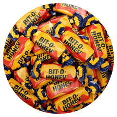 The Hampton BitOHoney Candy 2lb bag with individually wrapped pieces for easy sharing.