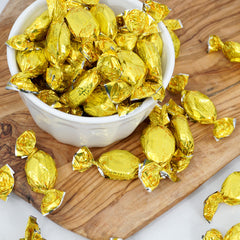 The Hampton Candy Company Butter 'n' Cream Toffee bulk pieces ideal for events and celebrations.