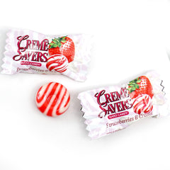 Individually wrapped Cream Savers ready for office or car use