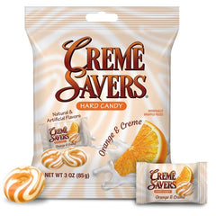 The Hampton Candy Company Cream Savers Orange & Cream bag ideal for a quick citrus pick-me-up.