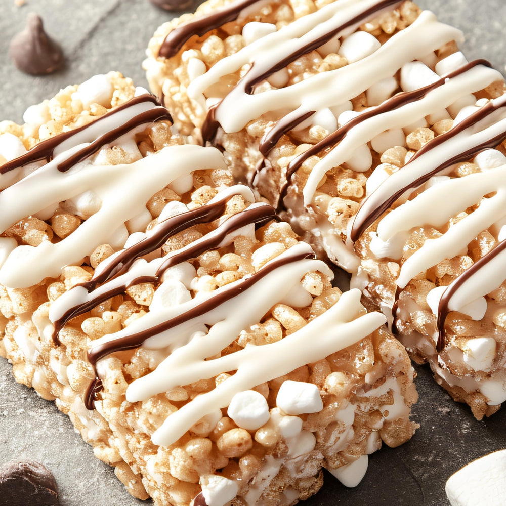 THE HAMPTON CANDY COMPANY mini vanilla bits enhance desserts with texture
