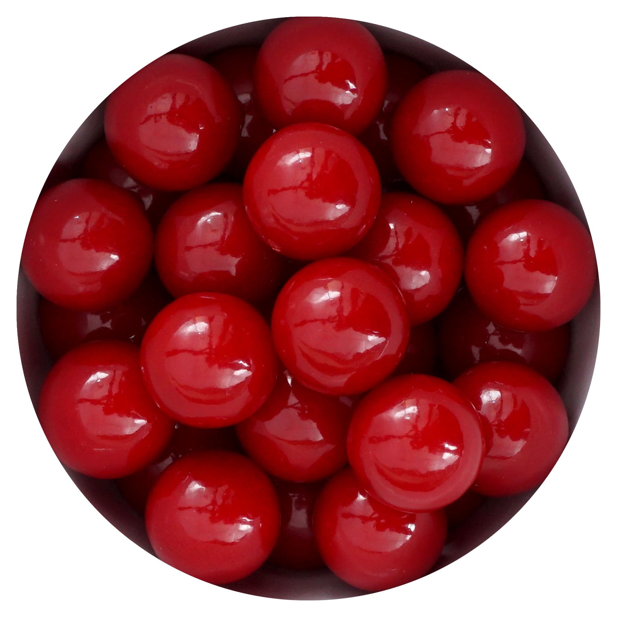 Fireball candy pieces close-up showing spiced cinnamon flavor.