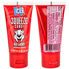 THE HAMPTON CANDY COMPANY Ice Squeeze resealable cap keeps candy fresh and mess-free.