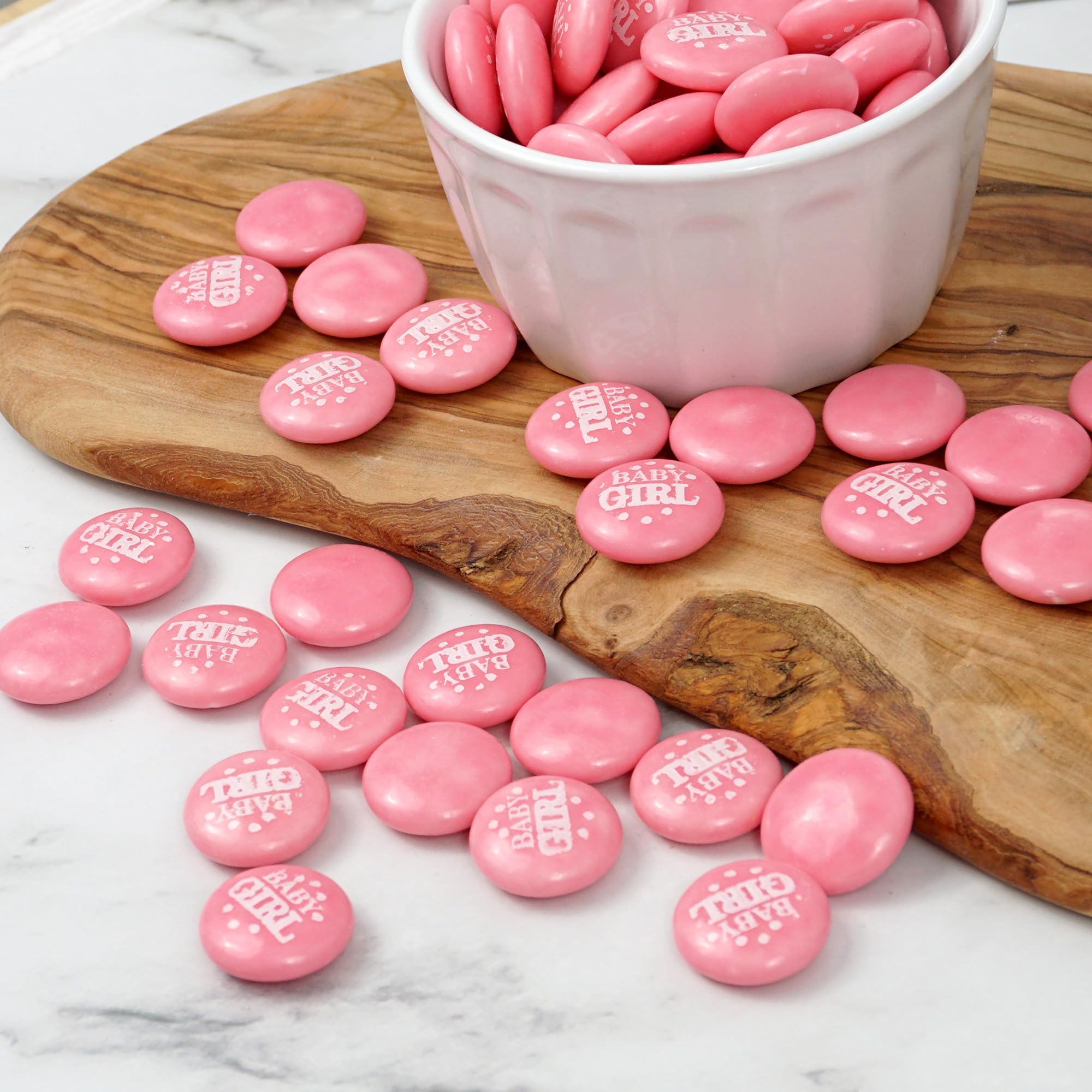 The Hampton Candy Company party favor pink candy brightens celebration tables