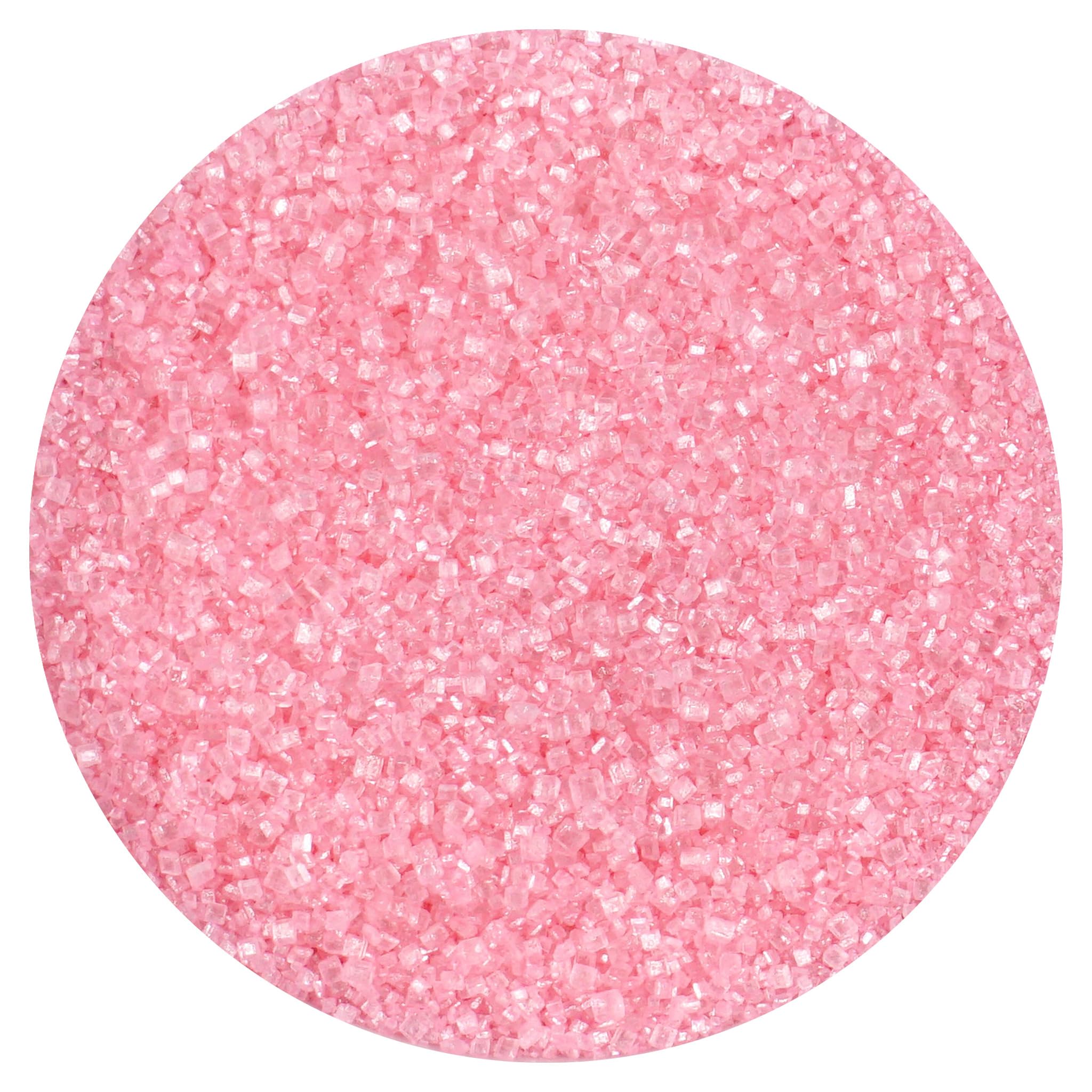 The Hampton Candy Company pink sanding sugar on ice cream makes frozen treats extra fun.