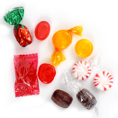 Hampton Candy root beer barrels arranged for nostalgic snacking at home or at events.