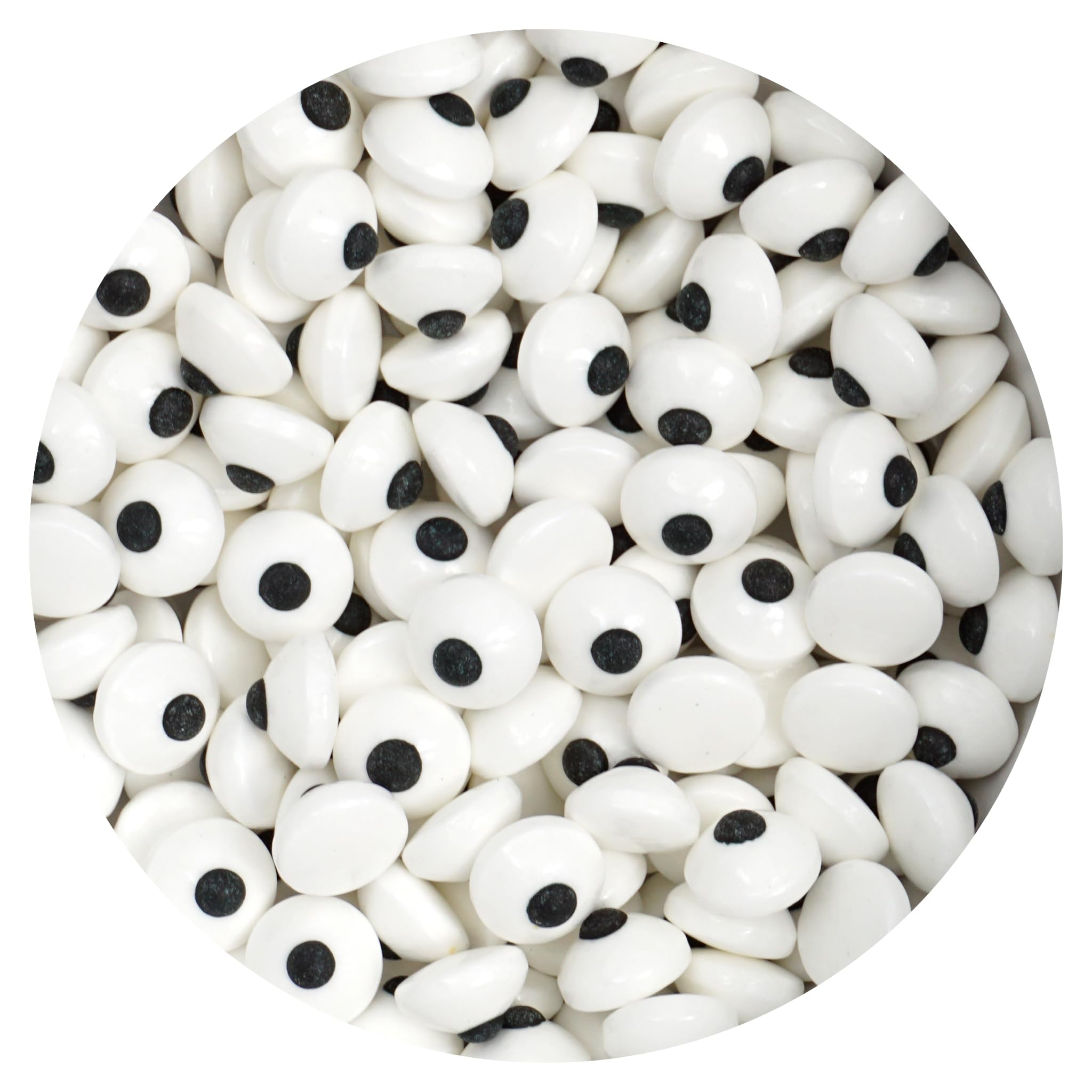 The Hampton Candy Company Small Eye Sprinkles jar adds color to desserts
