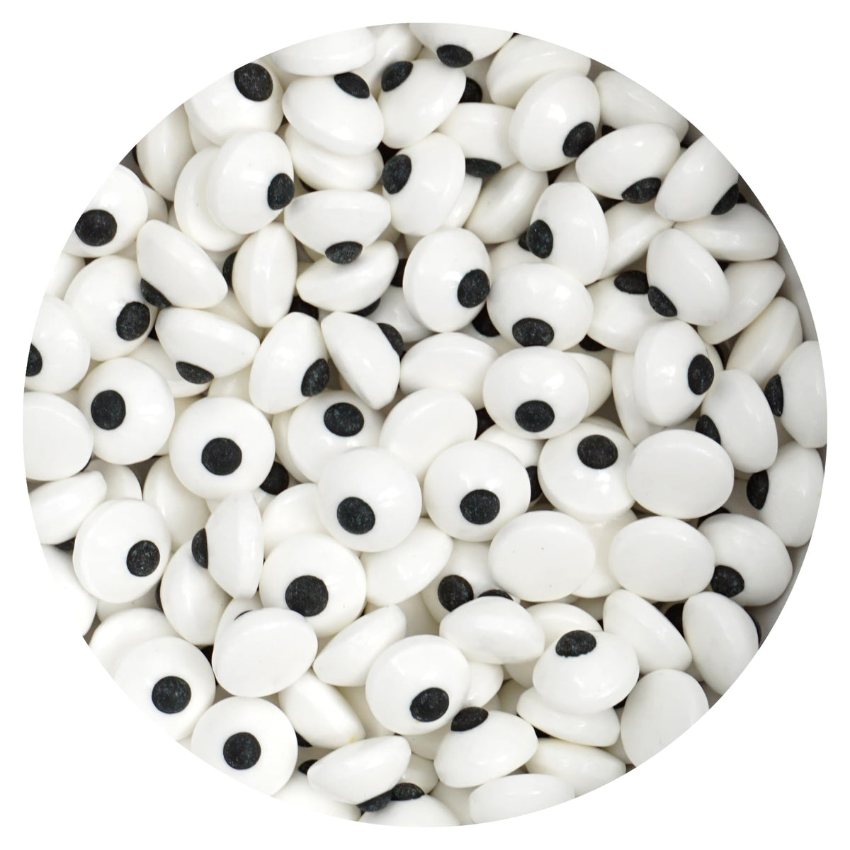 The Hampton Candy Company Small Eye Sprinkles jar adds color to desserts