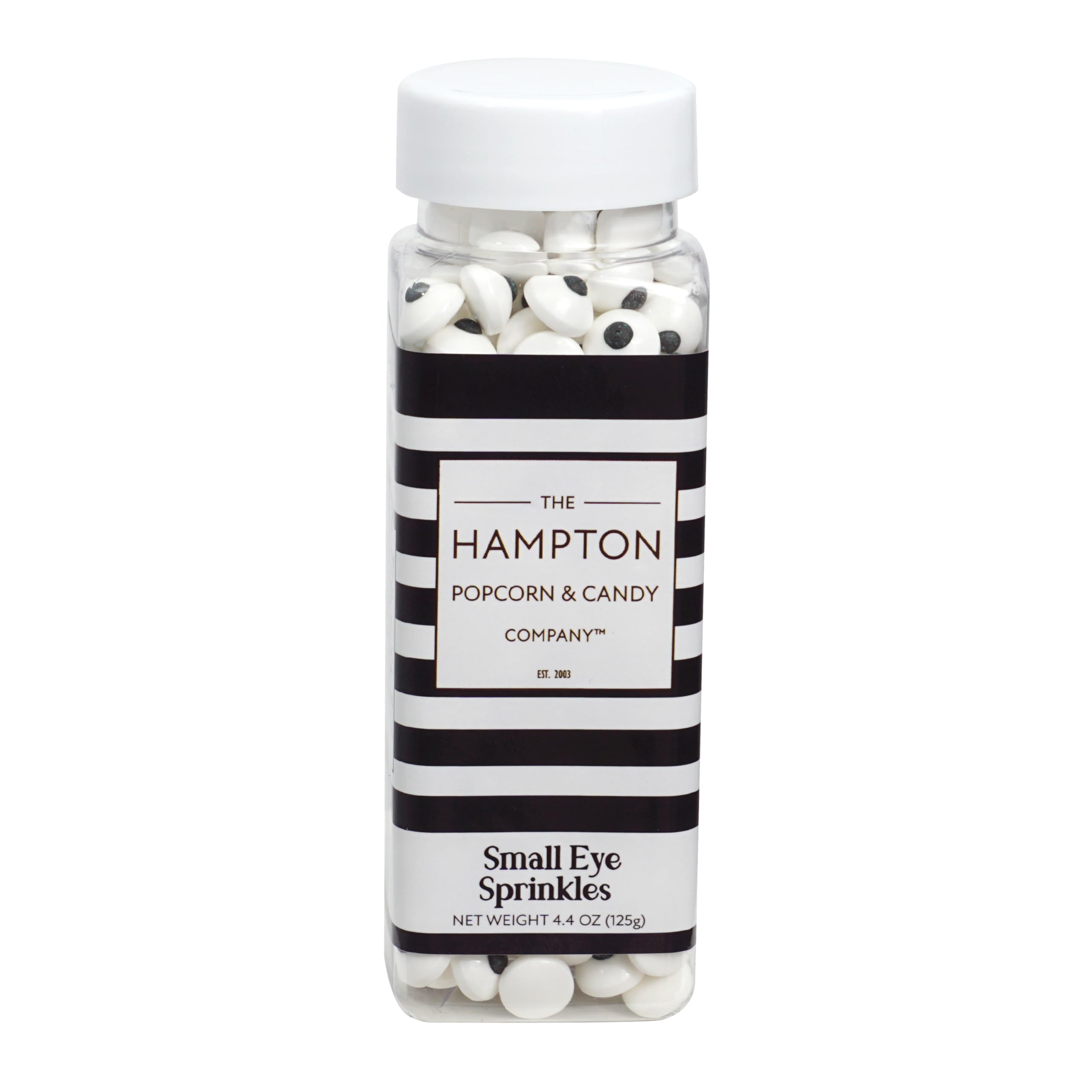 Hampton Small Eye Sprinkles on cake toppers create a festive look