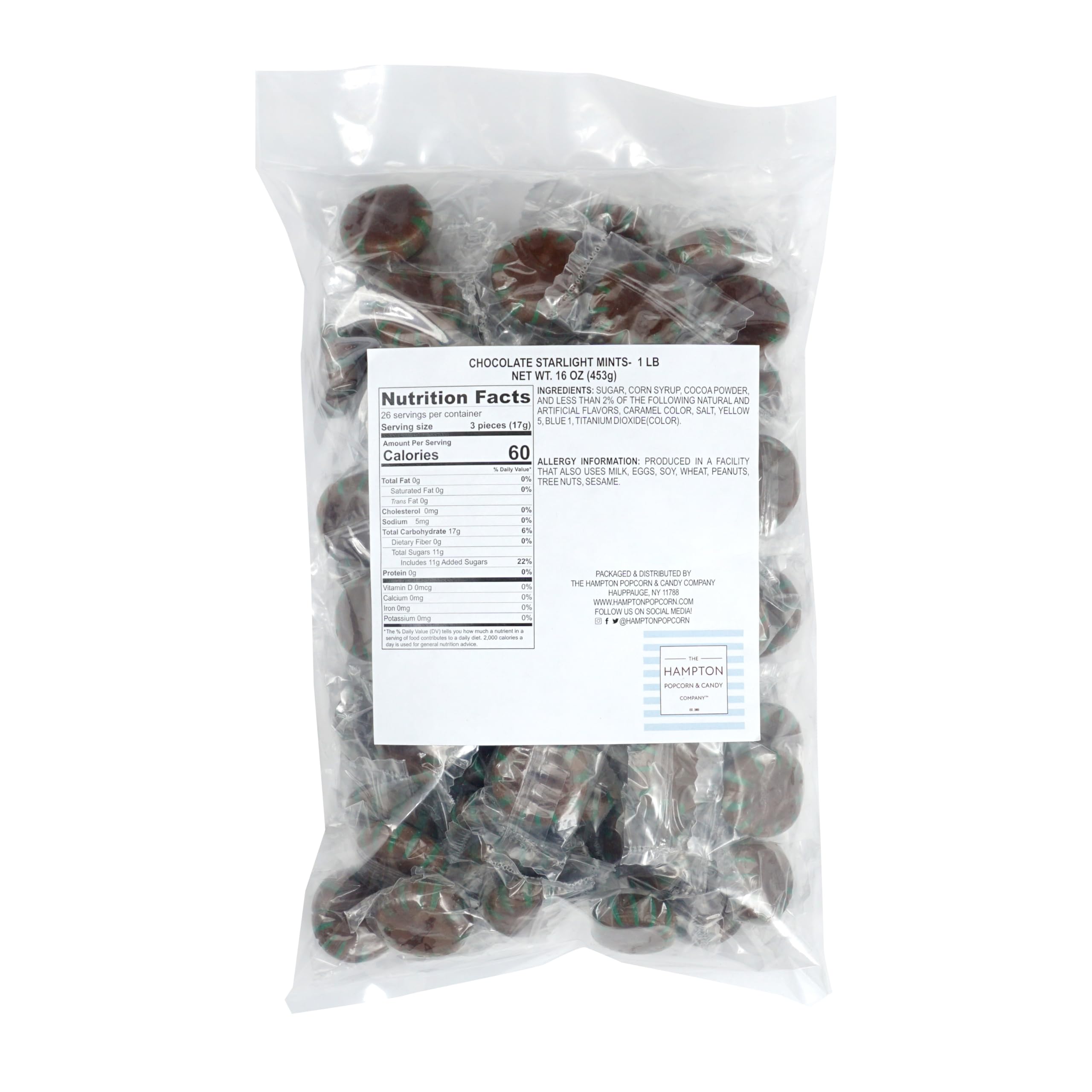 Individually wrapped Starlight Mints ideal for on-the-go snacking