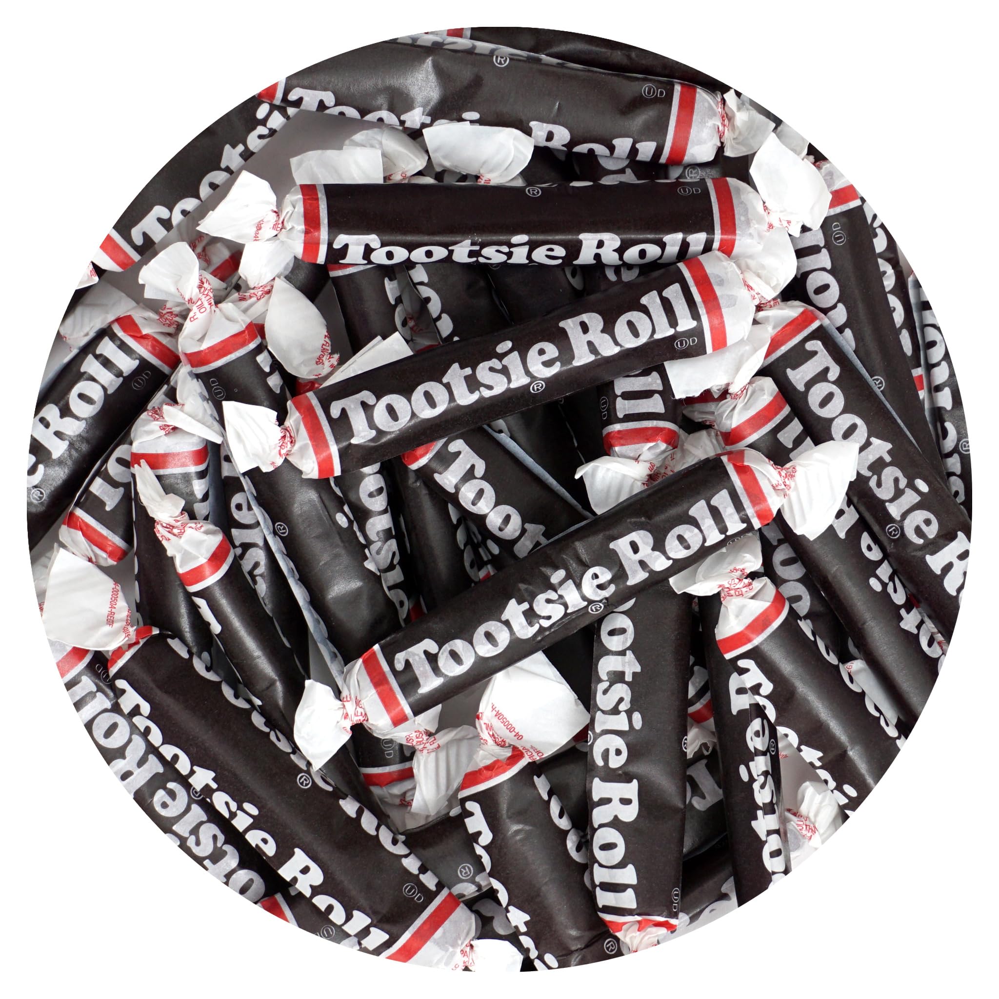The Hampton Candy Company's Tootsie Rolls large 3-inch bulk bag for sharing.