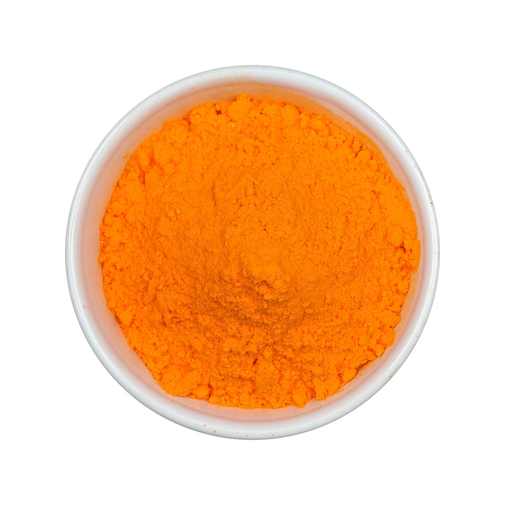 The Hampton Popcorn Company cheddar cheese powder enriches macaroni