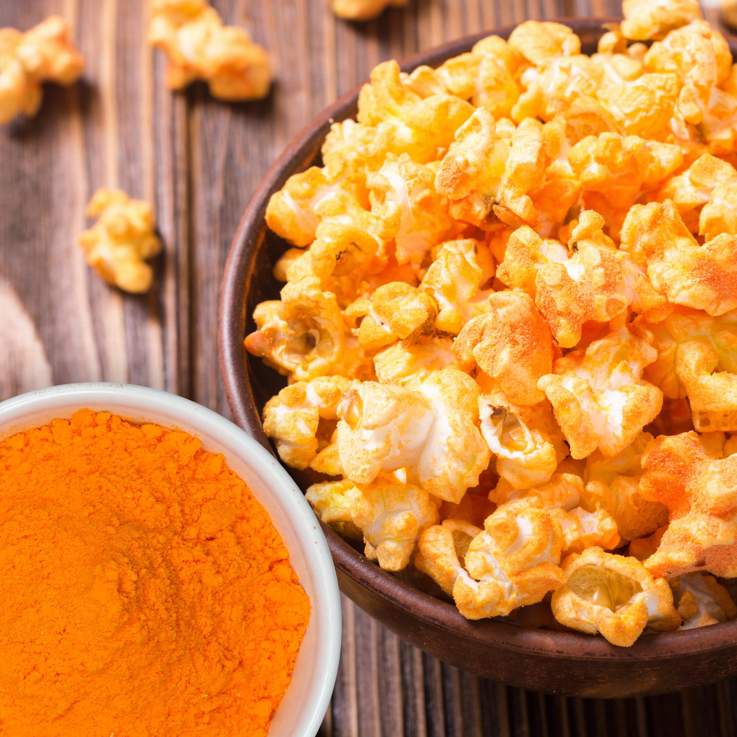 The Hampton Popcorn Company cheddar powder seasons pasta simply