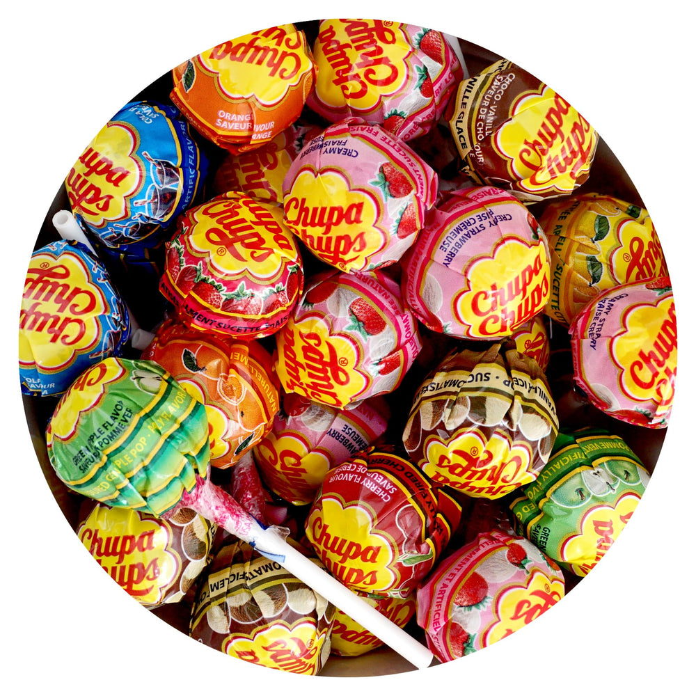 The Hampton ChupaChups assorted lollipops bulk bag ideal for parties and gatherings.