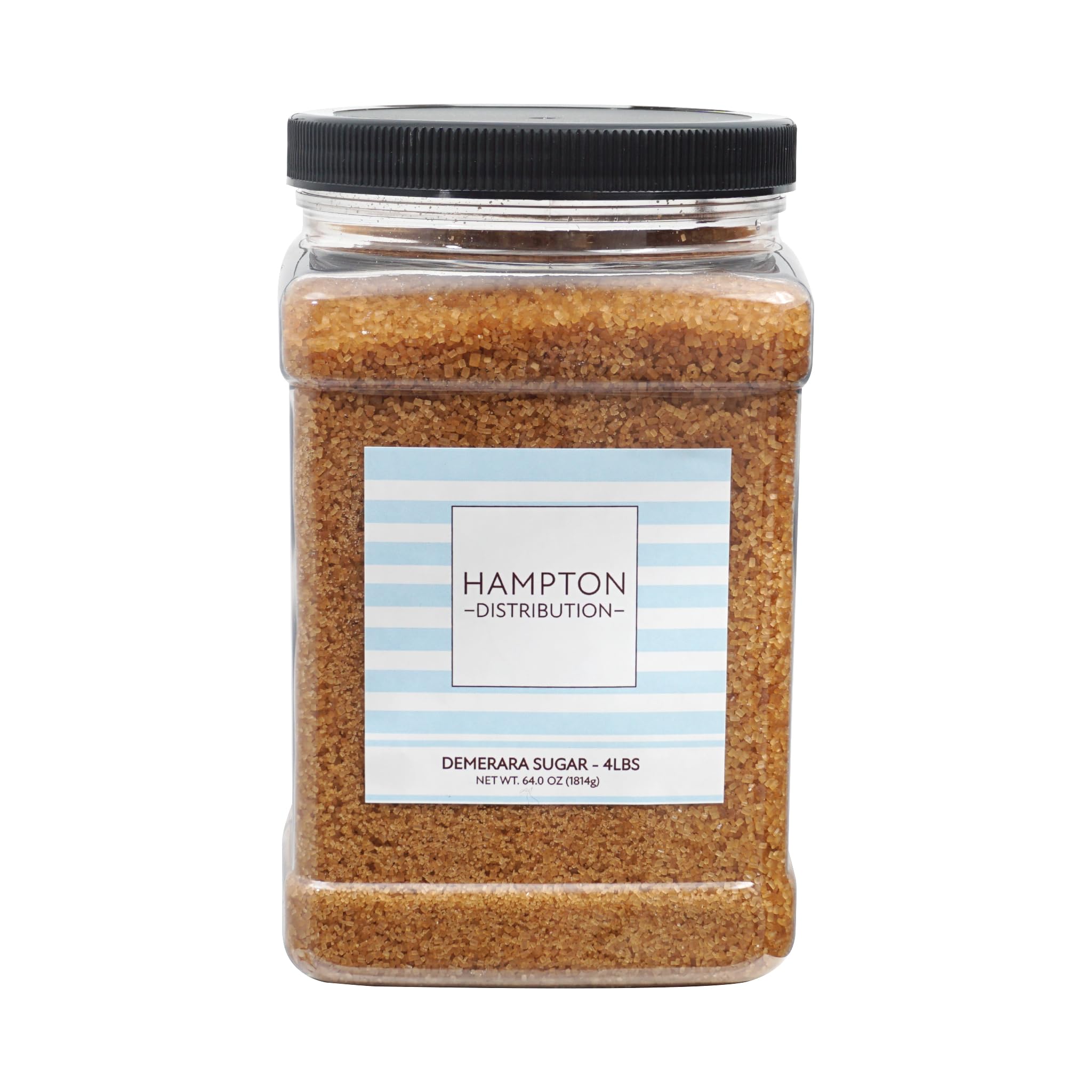 Hampton Distribution demerara sugar is an ideal topping for baked goods before baking to create a crunchy crust.