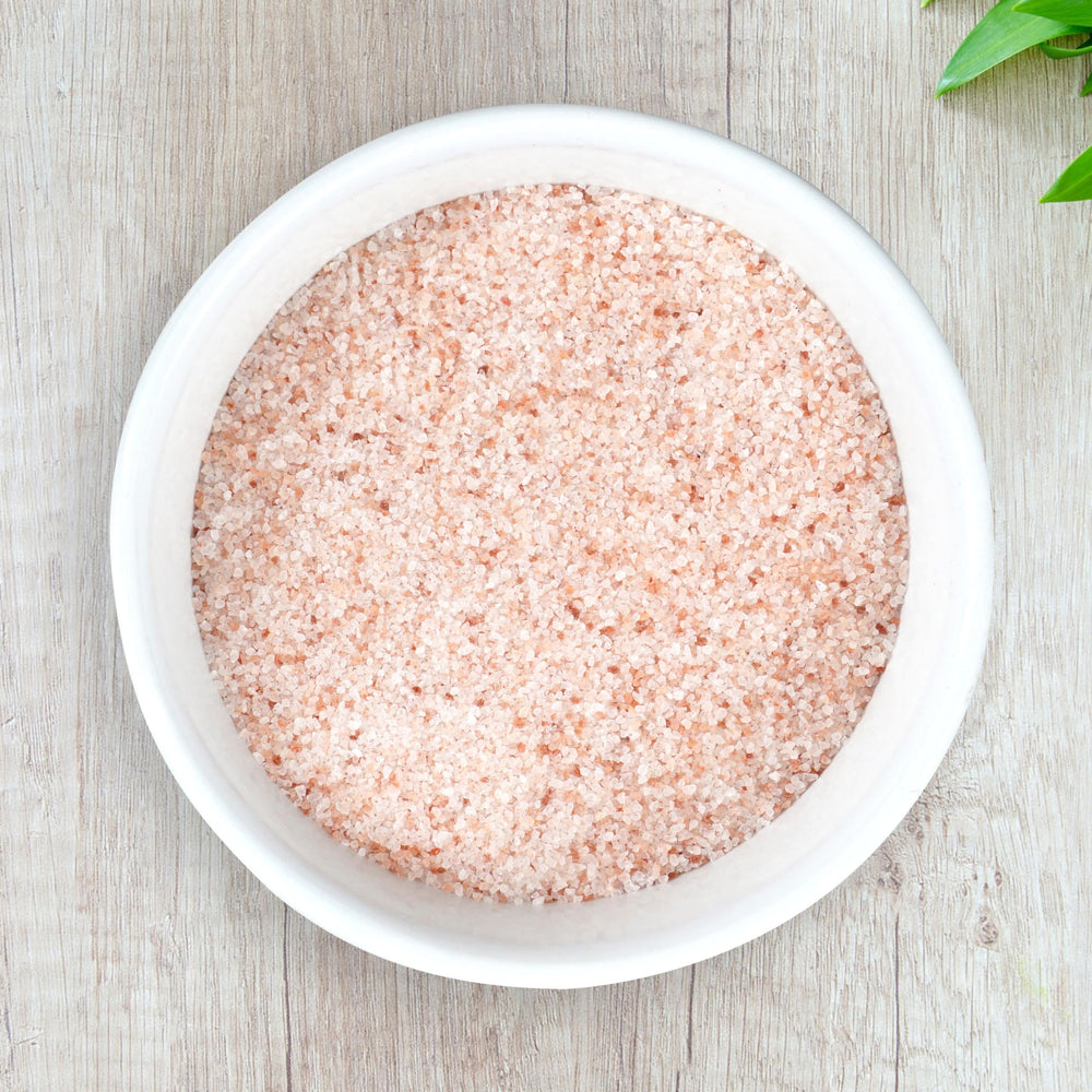 Hampton Pink Salt for cooking and finishing gives subtle salinity.