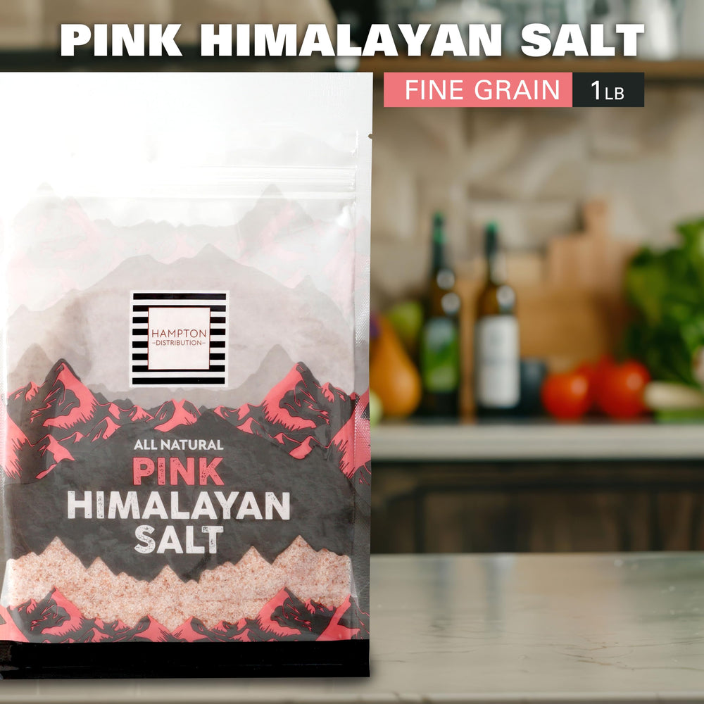 Hampton Distribution mineral-rich salt with calcium, potassium, magnesium, and iron
