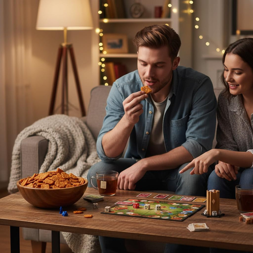 Hampton Distribution bulk sesame chips add a tasty crunch to party spreads and gatherings.