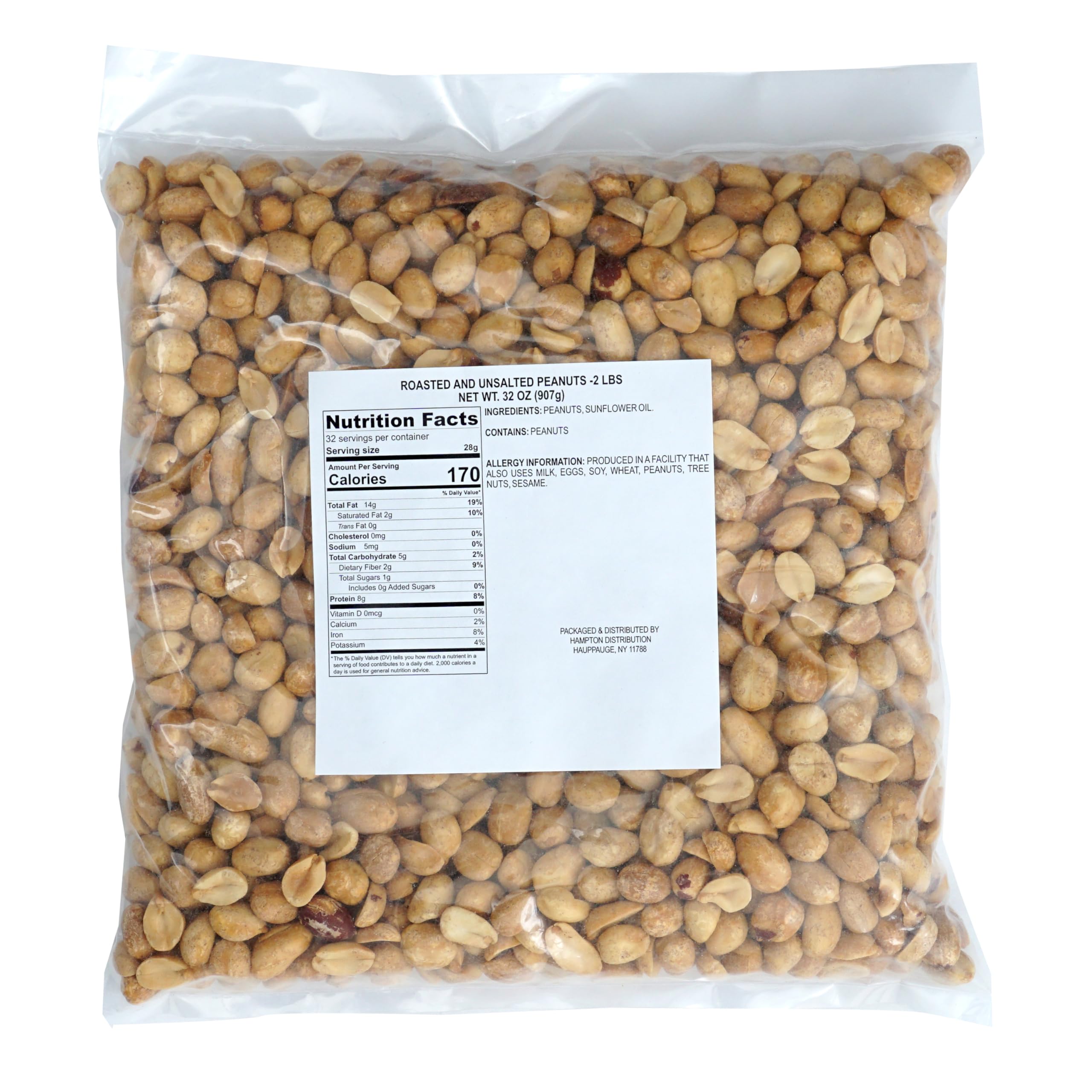 Hampton Distribution peanuts sprinkled on salads for texture