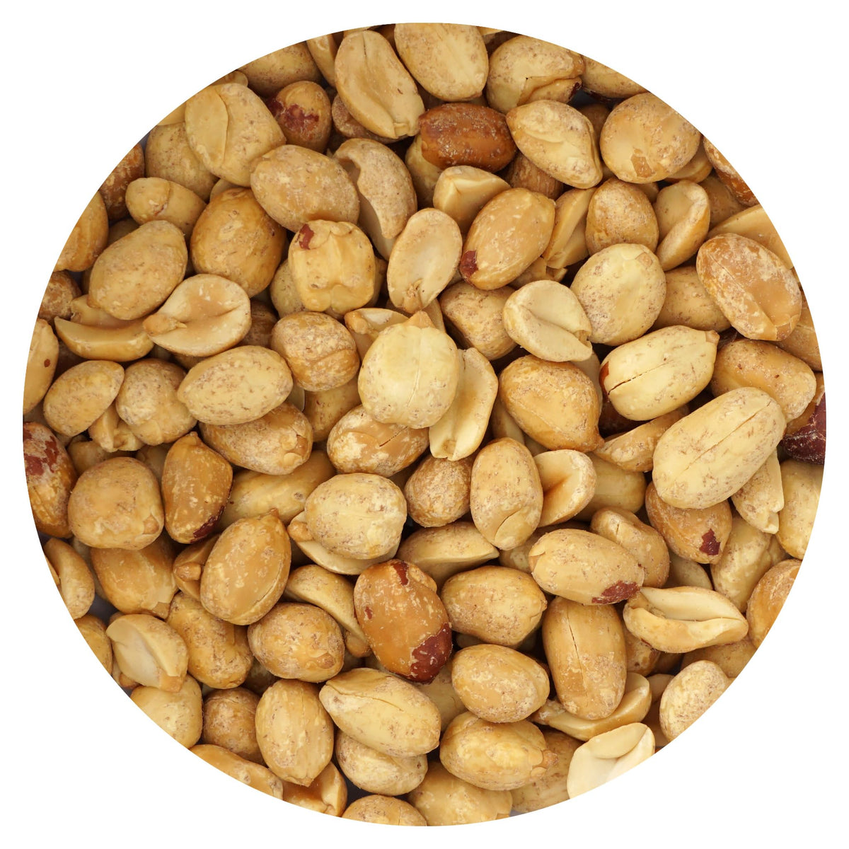 Hampton Distribution roasted unsalted peanuts in a 1lb bag, convenient snack
