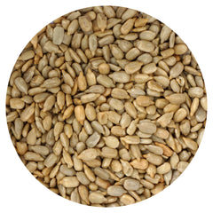 Hampton Distribution roasted and salted sunflower seeds in a 2 lb bag, ideal snack.