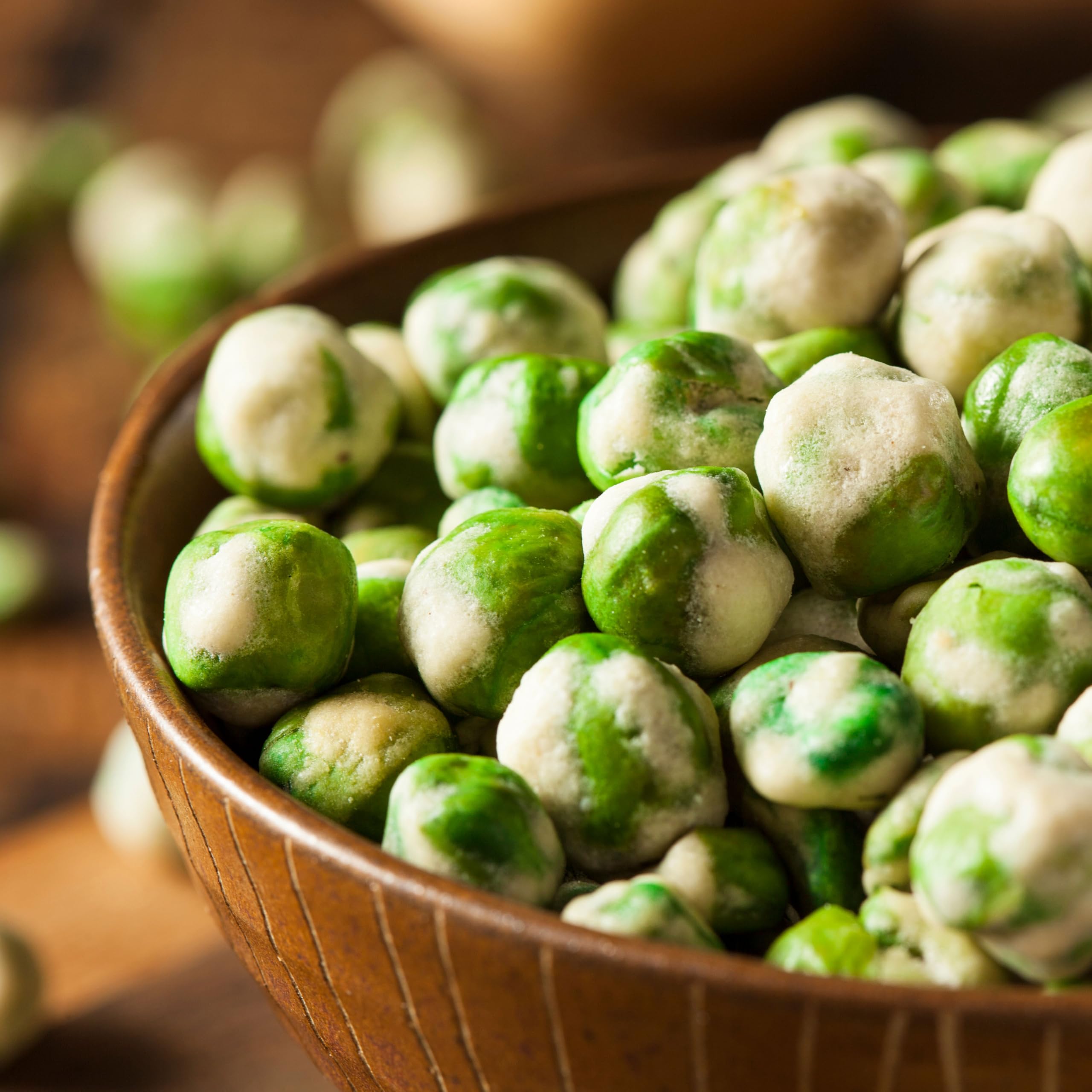 Hampton Distribution Wasabi Peas texture shows crisp exterior and tender interior.