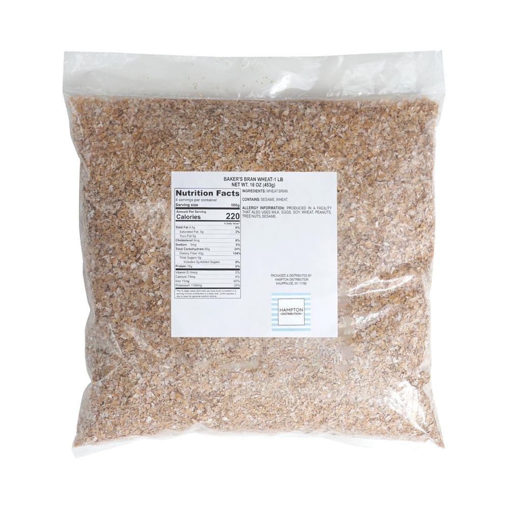 Hampton Wheat Bran being stirred into hot cereals for wholesome texture.