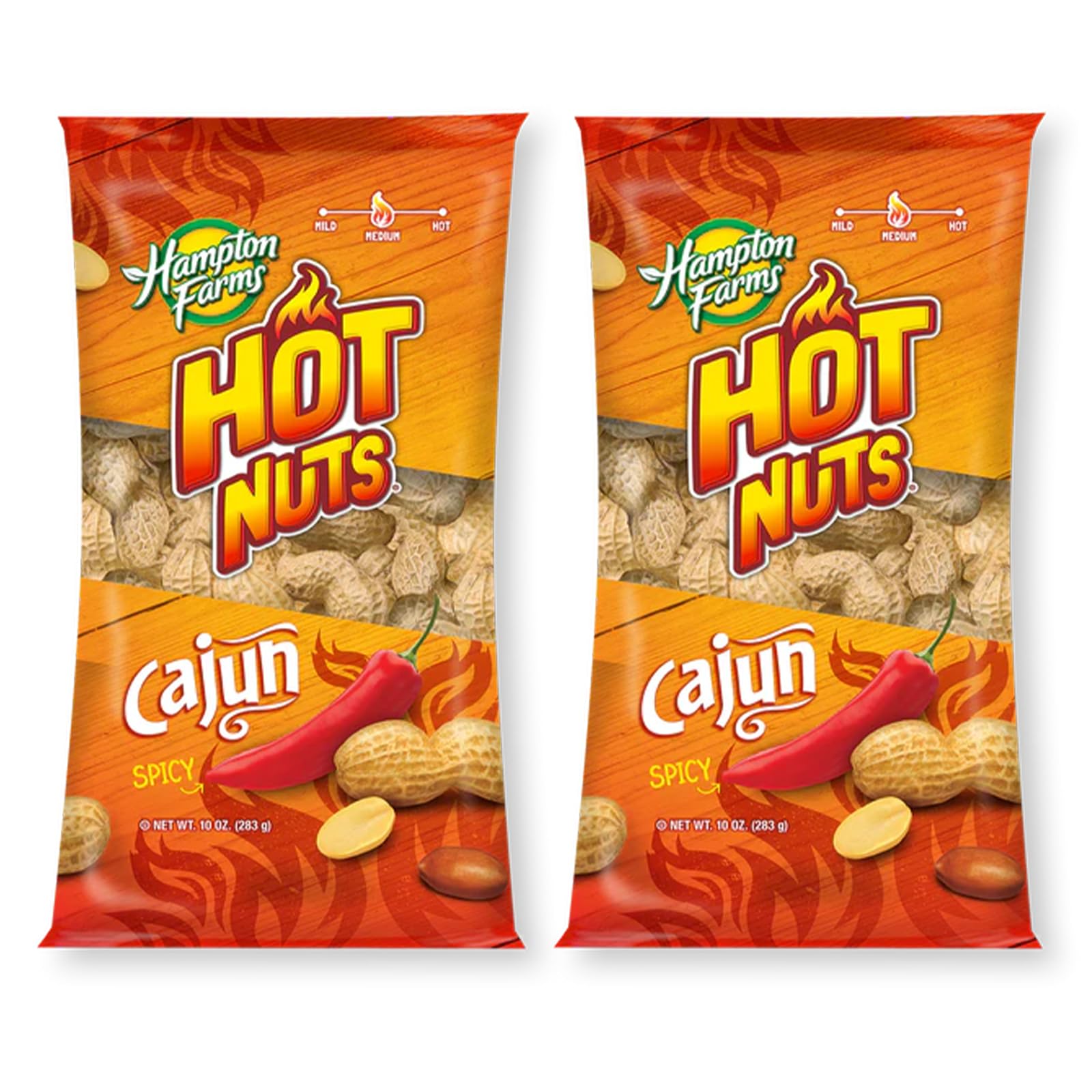 Hampton Farms Cajun Spiced Peanuts served in a bowl for snacking and entertaining.