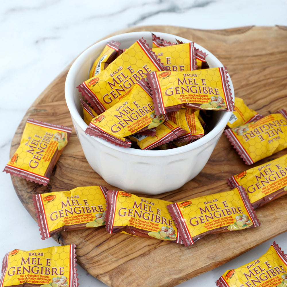 Serving suggestion with candies on a table, inviting warmth and flavor.