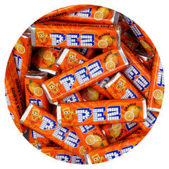 The Hampton Candy Company orange candy refill for dispensers, fast party refills.