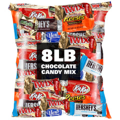 The Hampton Popcorn chocolate variety pack bulk bag ready for party sharing.