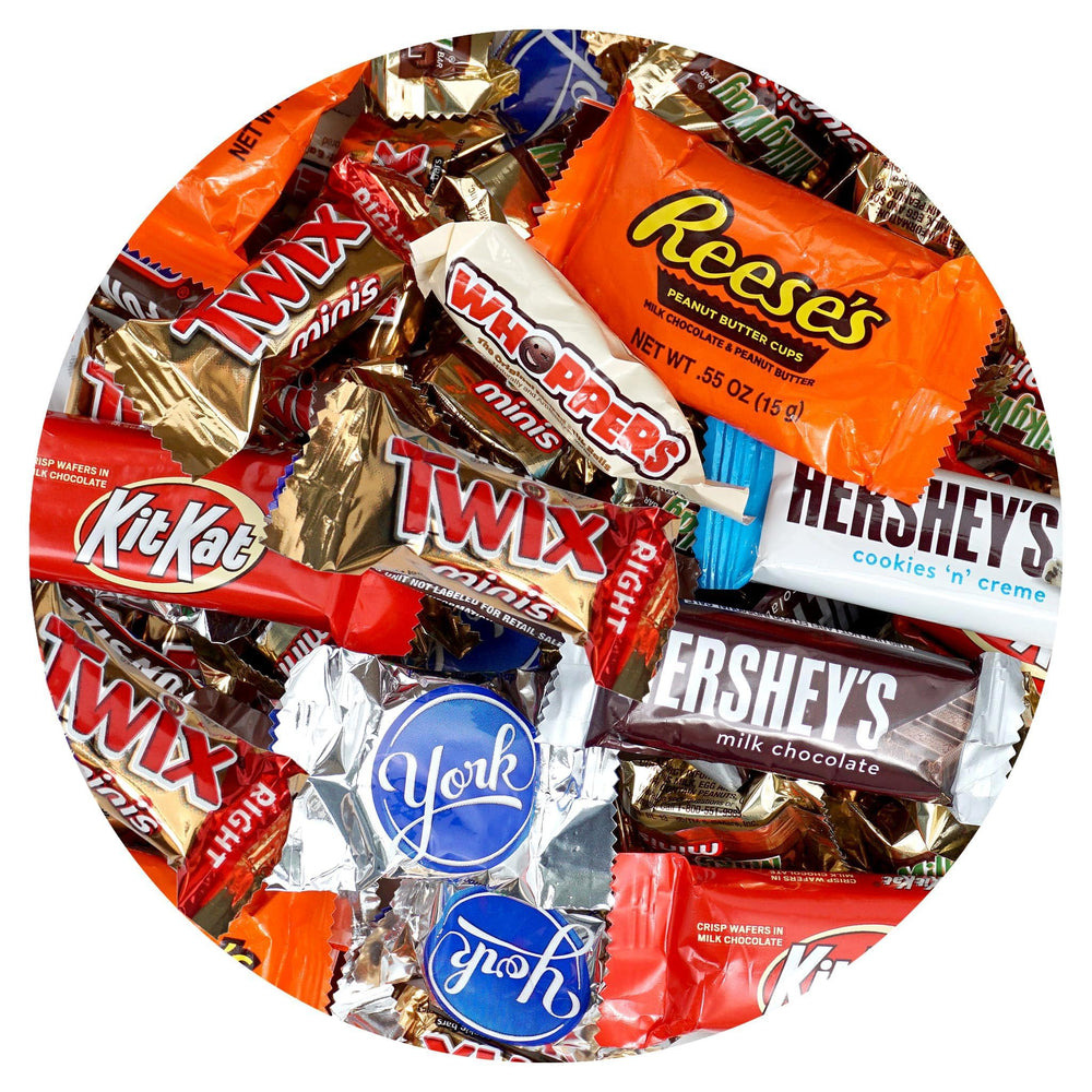 Individually wrapped mini bars from The Hampton Popcorn for on-the-go snacking.