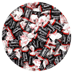The Hampton Popcorn Company Tootsie Roll Midgees 70-piece bag close-up, ideal for sharing at parties.