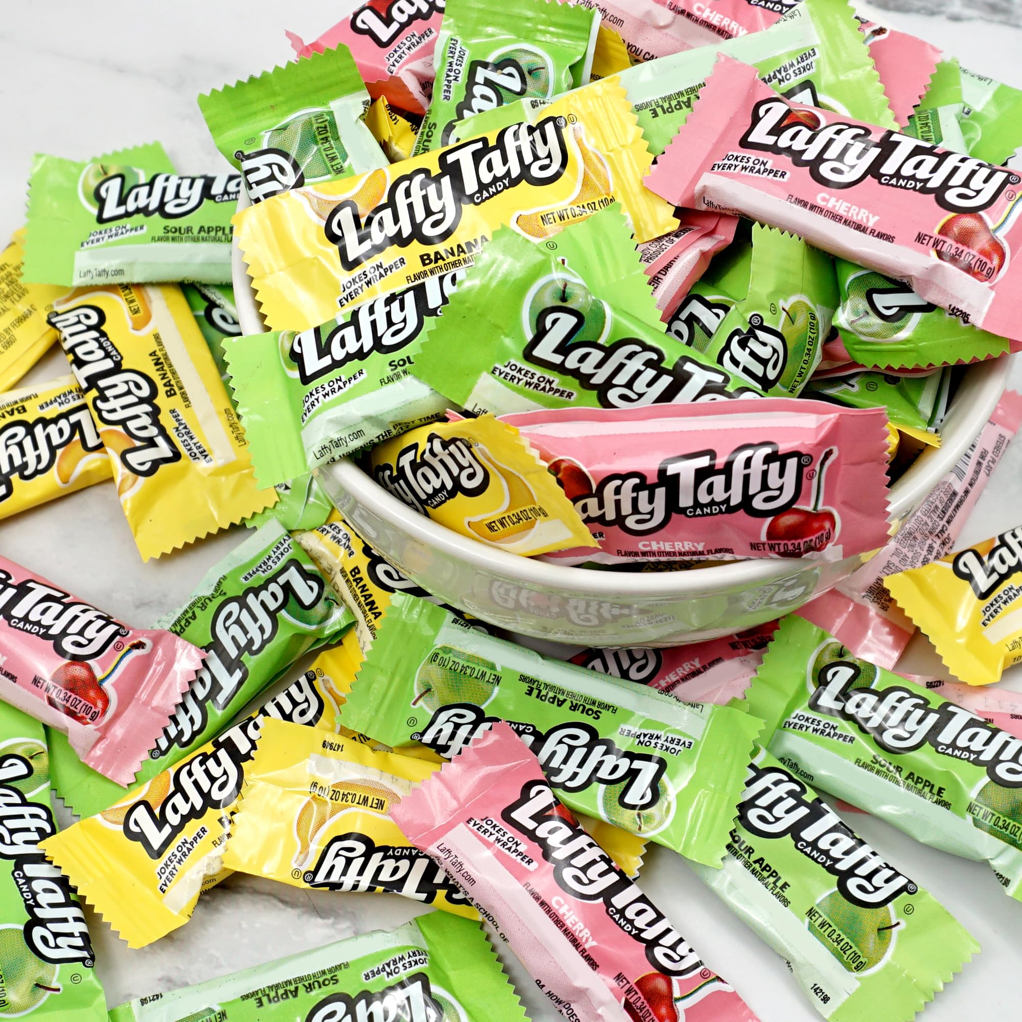 Bulk candy display for parties and candy buffets.