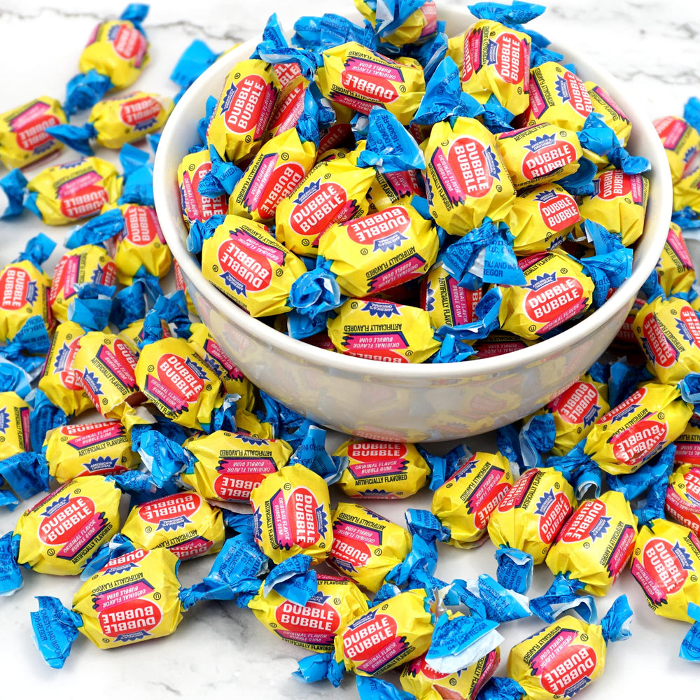 Hampton Popcorn Company Double Bubble gum brings nostalgic pink flavor for playful moments.