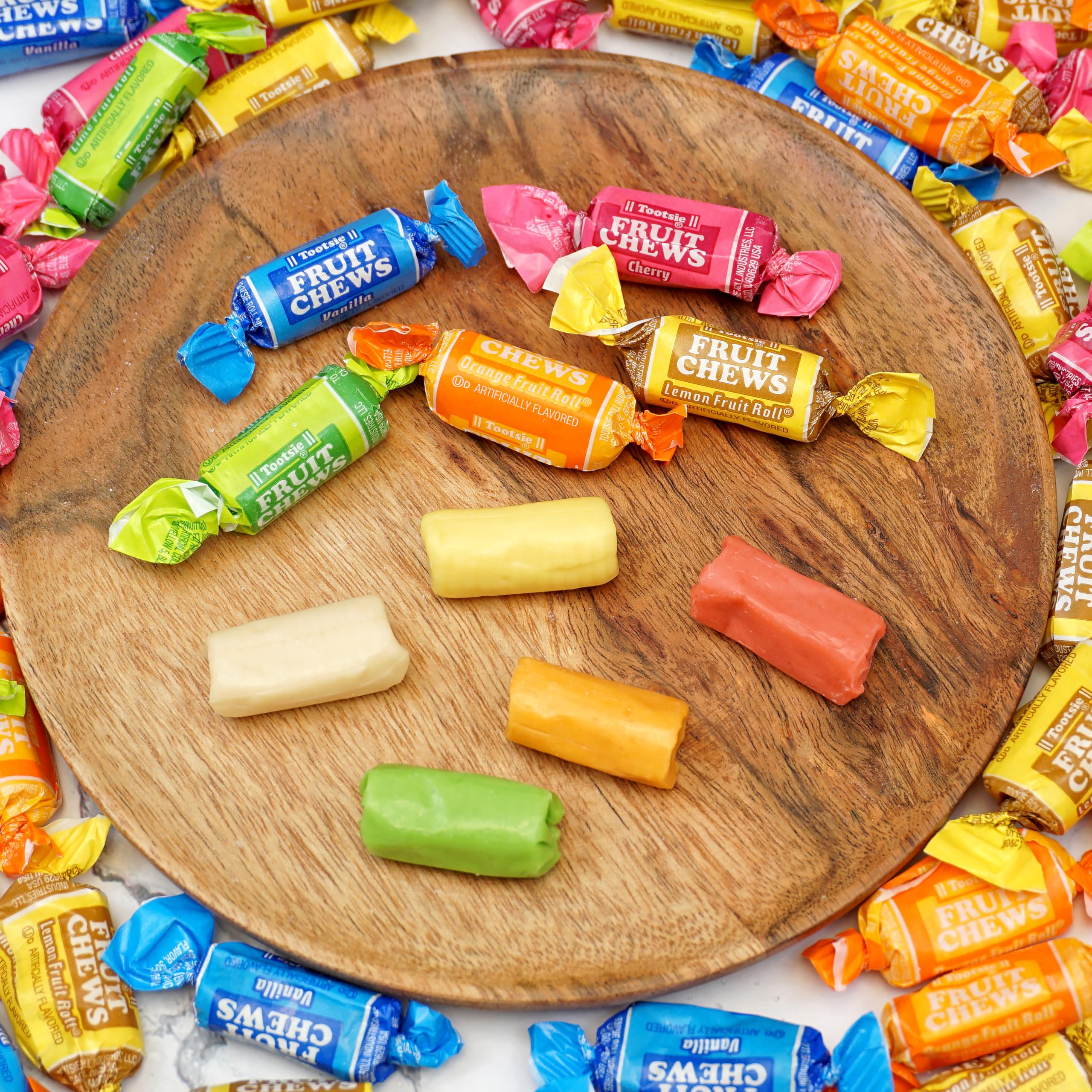 TootsieFruit Chews individually wrapped for convenient sharing at gatherings