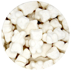 The Hampton Popcorn Company white-sugared gummy bears bulk bag for parties